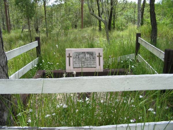 August Carl SCHMIDT,  | died 13 Feb 1939 aged 79 years;  | Fanny SCHMIDT, wife,  | died 26 July 1945 aged 86 years;  | Mundoolun Anglican cemetery, Beaudesert Shire  | 