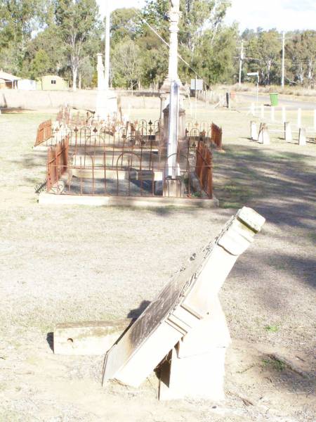 Mary, wife of Archibald MCDONALD,  | daughter of Duglad MCGREGOR,  | Lissmore Argyleshire Scotland,  | died Murphys Creek 13 May 1888 aged 68 years;  | Murphys Creek cemetery, Gatton Shire  |   | 