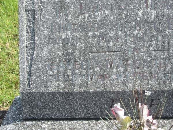 Charles August ELFORD,  | died 18 May 1960 aged 72 years;  | Isabella Margaret ELFORD,  | died 6 March 1976 aged 85 years;  | Murwillumbah Catholic Cemetery, New South Wales  | 