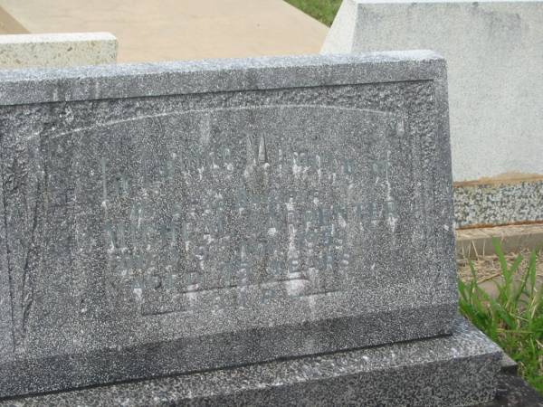 Michael CARPENTER,  | brother,  | died 9 Nov 1959 aged 75 years;  | Murwillumbah Catholic Cemetery, New South Wales  | 