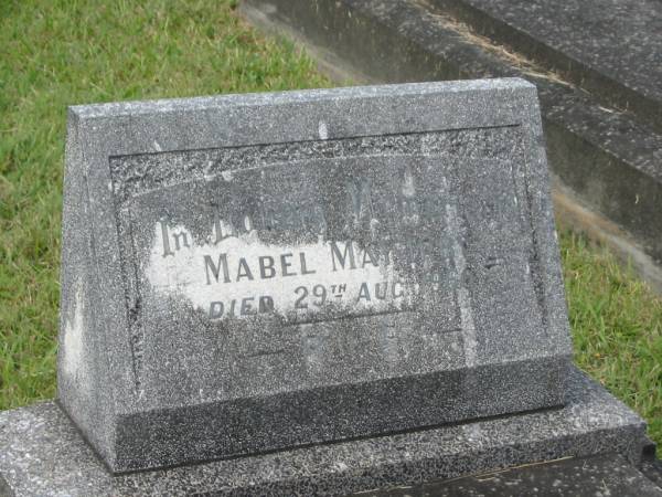 Mabel May IRBY,  | died 29 Aug 1960;  | Murwillumbah Catholic Cemetery, New South Wales  | 