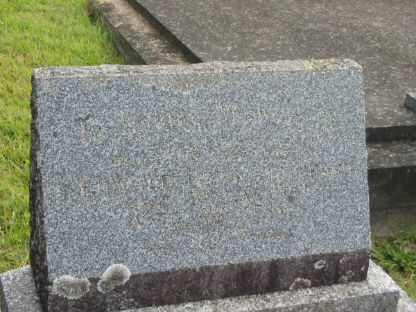 Edward Brian PRITCHARD,  | son brother,  | died 5 June 1959 aged 22 years;  | Murwillumbah Catholic Cemetery, New South Wales  | 