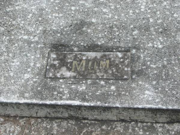 Jane MILLER,  | mum,  | died 17-8-76 aged 79 years;  | Murwillumbah Catholic Cemetery, New South Wales  | 