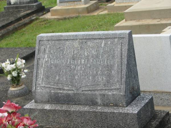 Arthur Ernest FARRELL,  | died 15 Nov 1954 aged 61 years;  | Murwillumbah Catholic Cemetery, New South Wales  | 
