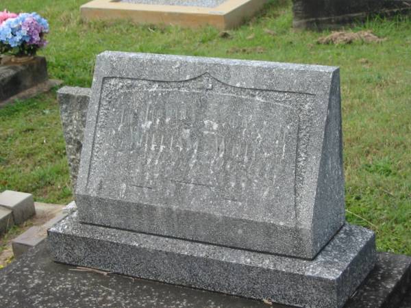 William WHITE,  | died 12 Dec 1958 aged 76 years;  | Murwillumbah Catholic Cemetery, New South Wales  | 