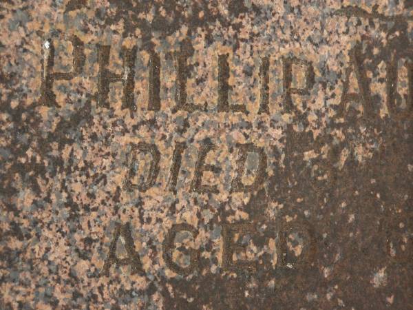 Phillip Austin O'KEEFE,  | died May 1949 aged 64? years;  | Murwillumbah Catholic Cemetery, New South Wales  | 