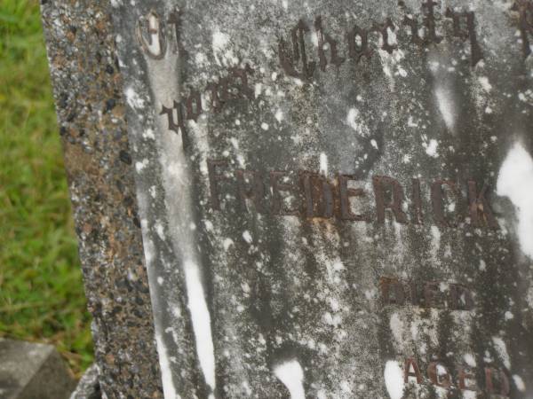 Frederick John DICKSEN,  | died 18 May 1951 aged 44 years;  | Murwillumbah Catholic Cemetery, New South Wales  | 