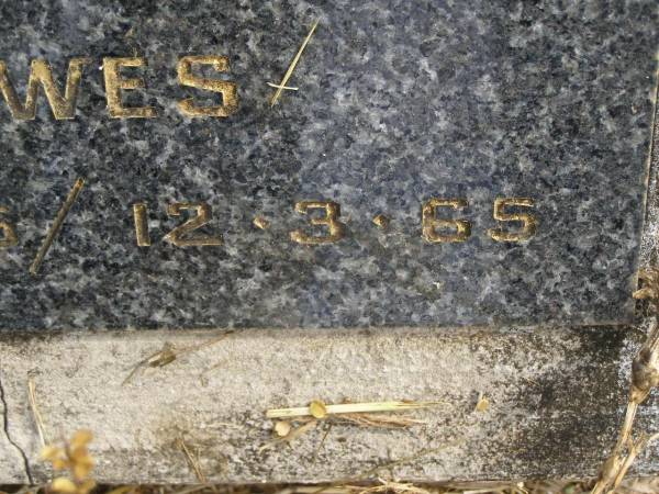 Kerrie Maree DAWES,  | 23-1-65 - 12-3-65;  | Murwillumbah Catholic Cemetery, New South Wales  | 