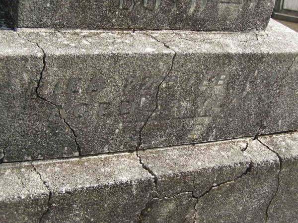 Margaret Jane BOYD,  | died 22 Feb 1942 aged 57 years;  | Murwillumbah Catholic Cemetery, New South Wales  | 