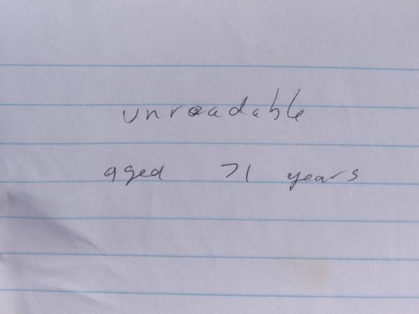 aged 71 years;  | Murwillumbah Catholic Cemetery, New South Wales  | 