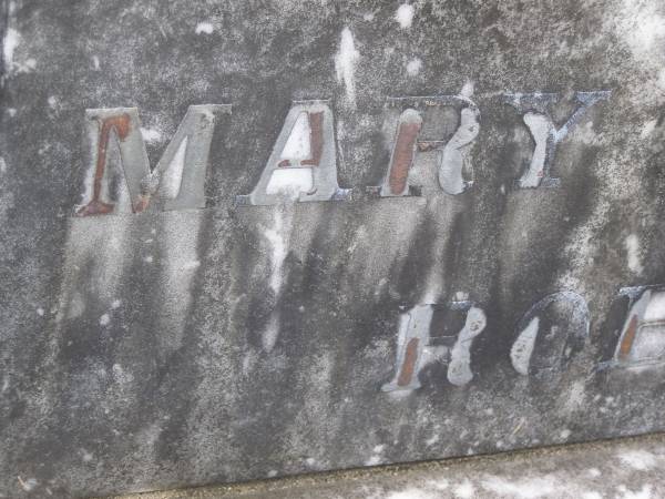 Mary Kathleen ROBERTS,  | died 19 July 1936 aged 18 years;  | Murwillumbah Catholic Cemetery, New South Wales  | 