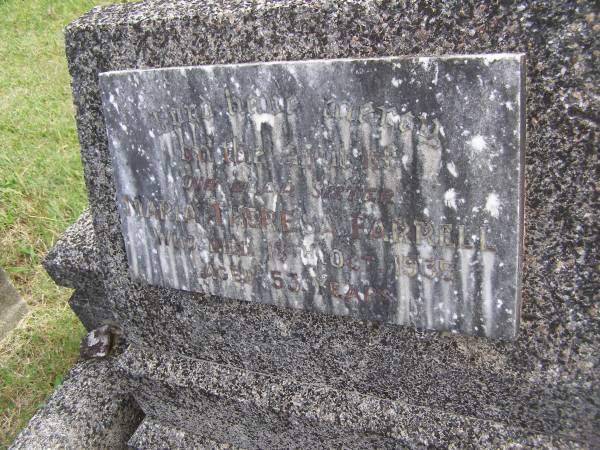Maria Theresa FARRELL,  | sister,  | died 18 Oct 1935 aged 53 years;  | Murwillumbah Catholic Cemetery, New South Wales  | 