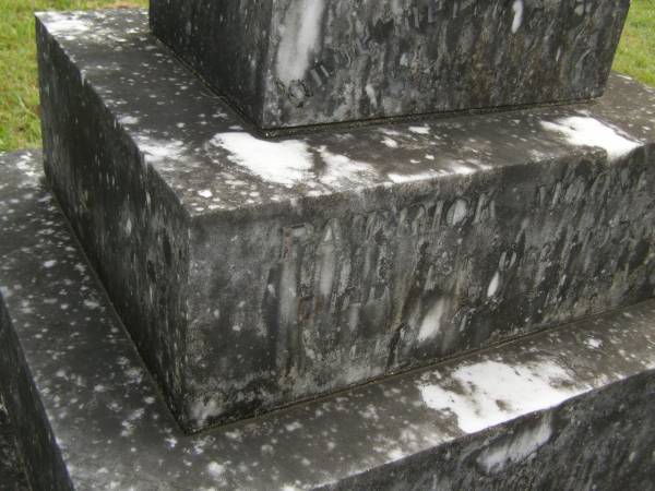 Patrick MOONEY,  | died 1 Oct 1933 aged 42 years;  | Murwillumbah Catholic Cemetery, New South Wales  | 