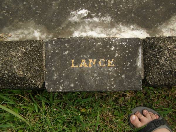Lancelot Vincent DEVINE,  | son brother,  | died 1 March 1933 aged 24 years;  | Murwillumbah Catholic Cemetery, New South Wales  | 