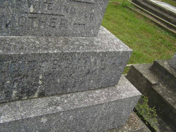 Mary Elizabeth HILL,  | mother  | died 22 July 1947 aged 57 years;  | Murwillumbah Catholic Cemetery, New South Wales  | 