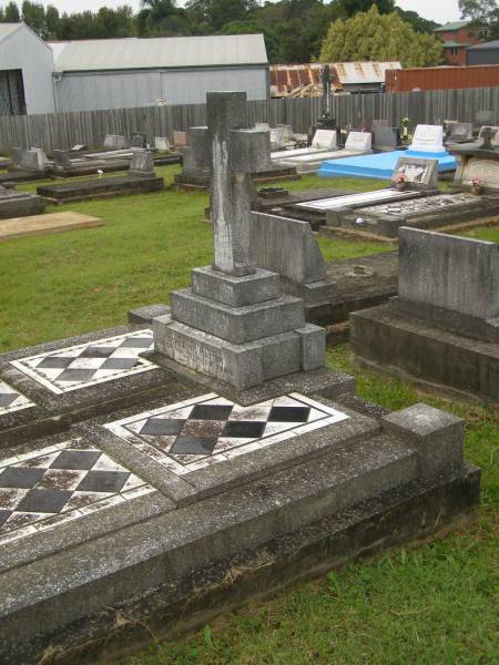 William HATTON,  | husband father,  | died 9 Feb 1948 aged 58 years;  | Catherine HATTON,  | mother,  | died 15 Nov 1958 aged 87 years;  | Murwillumbah Catholic Cemetery, New South Wales  | 