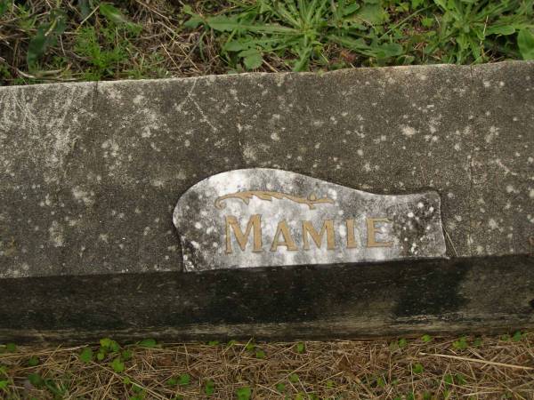 Mary Josephine (Mamie) HOGAN,  | died 1 Jan 1949 aged 50 years;  | Murwillumbah Catholic Cemetery, New South Wales  | 