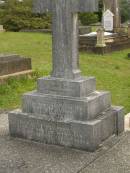 
Mary Elizabeth HARRIGAN,
mother,
died 12 Jan 1946 aged 78 years;
Edward Arnold HARRIGAN,
father,
died 30 June 1951 aged 87 years;
Murwillumbah Catholic Cemetery, New South Wales
