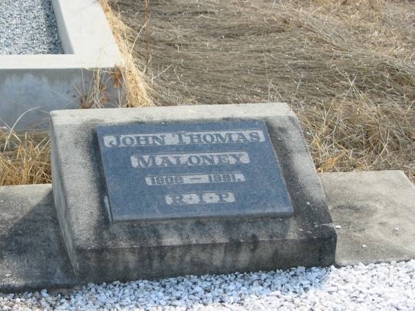 John Thomas MALONEY  | 1906 - 1991  |   | Mutdapilly general cemetery, Boonah Shire  | 