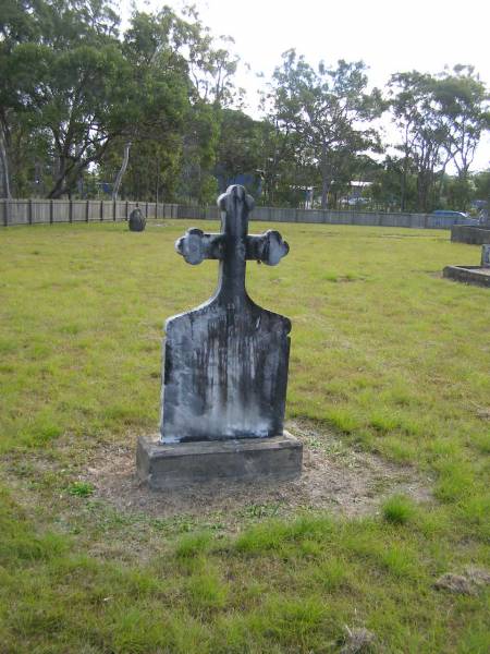 A.K. CARLSON,  | died 23 Oct 1910 aged 58 years;  | Nikenbah Aalborg Danish Cemetery, Hervey Bay  | 