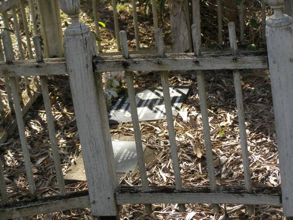 Anna Margretha PEDERSEN,  | died 10 June 1906 aged 74 years;  | Norman (Nink) CHRISTIANSEN,  | born Nikenbah 4-1-1919,  | died Urraween 25-1-2004,  | father of Ian,  | reunited with Joan;  | Nikenbah Aalborg Danish Cemetery, Hervey Bay  | 