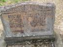 
James CURTIS,
died 22 Nov 1924 aged 52 years;
Anna Mary CURTIS,
died 18 Apr 192 aged 68 years;
Nikenbah Aalborg Danish Cemetery, Hervey Bay
