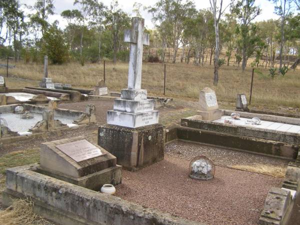 Joseph R. COMERFORD,  | died 16 July 1964 age 71 years,  | father;  | Alice COMERFORD,  | died 12 Nov 1933 aged 82 years;  | Nobby cemetery, Clifton Shire  | 