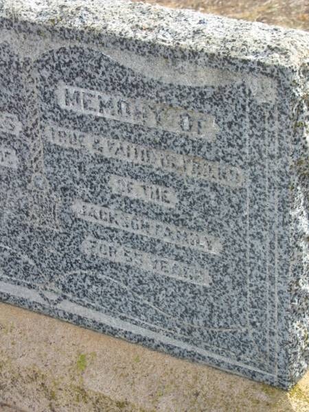 William ELWES,  | born Lincolnshire England 1851,  | died 1942,  | friend of JACKSON family;  | Nobby cemetery, Clifton Shire  |   | 