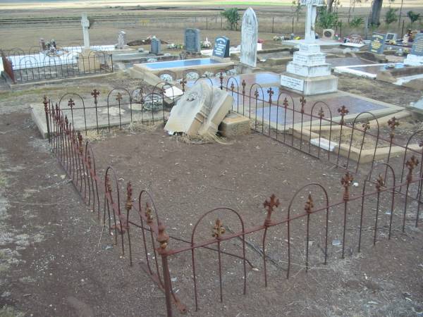 Ellen Priscilla TAYLOR,  | born 11 March 1874,  | wife 2 APril 1920 aged 46 years,  | wife mother;  | Nobby cemetery, Clifton Shire  | 