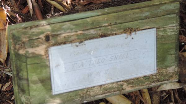 T A Theo SNELL  | WW II  |   | Norfolk Island Memorial Park  |   | 