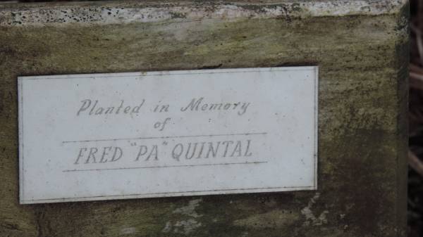Fred PA Quintal  |   | Norfolk Island Memorial Park  |   | 
