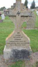 Dinah (QUINTAL)
wife of John QUINTAL (senior)
d: 9 May 1881 aged 56
Norfolk Island Cemetery