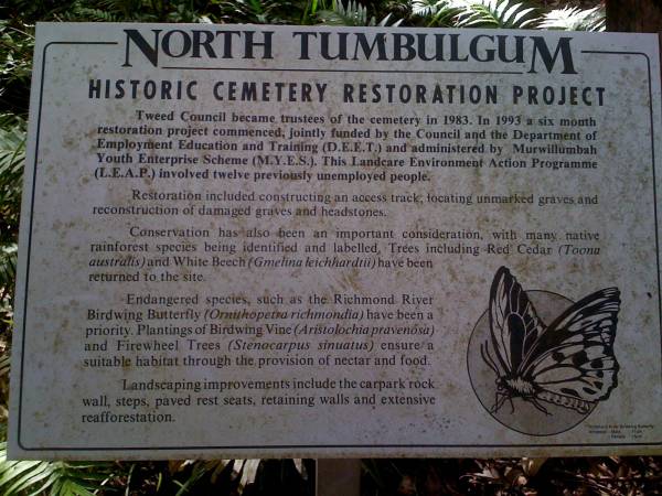 North Tumbulgum cemetery  | 
