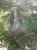
H.J. TREE,
died 5 July 1913 aged 38 years,
erected by wife;
Elizabeth Ann,
wife,
aged 77 years;
North Tumbulgum cemetery, New South Wales
