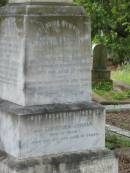 
Robert Arthur 
son of 
Frederick William and
Susanna Edith JORDAN
(in action in France)
15 Jul 1916
aged 27

John Frederick Jordan

also wife
Christina JORDAN
15 Oct 1898
aged 81

Nundah  German Station Cemetery: (AlburyBridges relatives)


