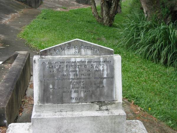 Nundah / German Station Cemetery:  | Charles Frederick Sager, Agnes Sager  | 