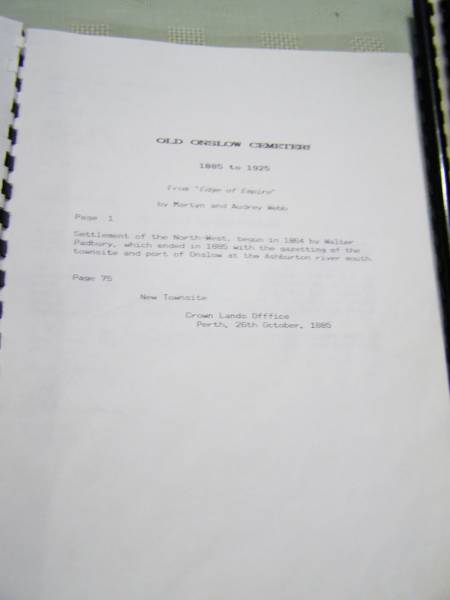 Old Onslow Cemetery  | 