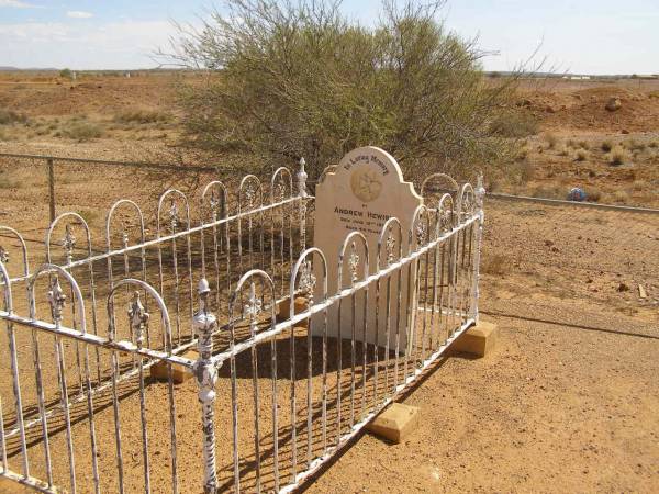 Andrew HEWISH,  | Pioneer Cemetery,  | Oodnadatta,  | South Australia  | 