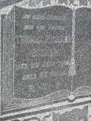 
Thomas Richard BISHOP, died 8 June 1940 aged 56 years, husband father;
Parkhouse Cemetery, Beaudesert
