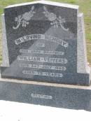 
William VEIVERS, died 24 July 1948 aged 79 years, brother;
Parkhouse Cemetery, Beaudesert
