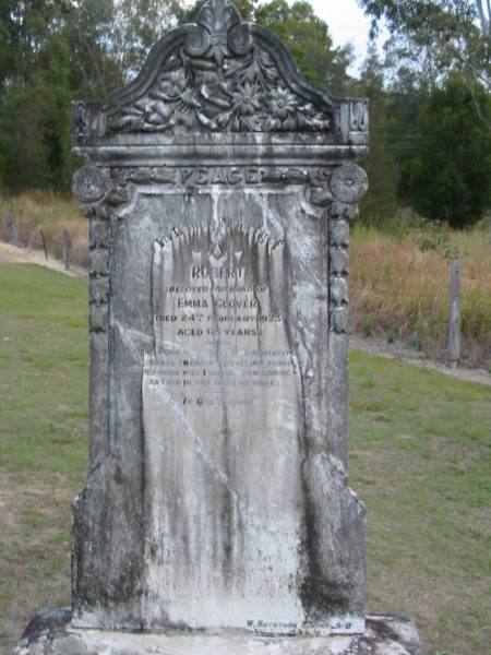 Robert  | husband of Emma GLOVER  | 24 Feb 1923  | aged 63  |   | Parkhouse Cemetery, Beaudesert  | 