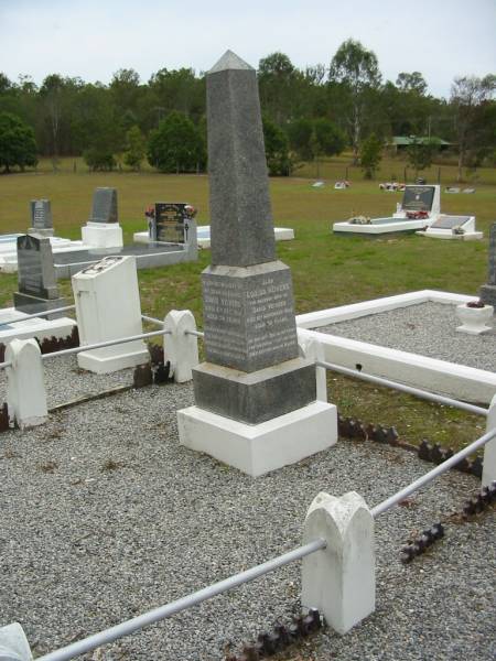 David VEIVERS, died 5 Oct 1910 aged 74 years, husband;  | Louisa VEIVERS, wife of David VEIVERS, died 8 Nov 1922 aged 75 years;  | Parkhouse Cemetery, Beaudesert  | 