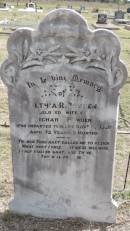 
Bethia R BOWDEN
d: 1 Nov 1920 aged 72 years, 9 Months
wife of Richard BOWDEN

Peak Downs Memorial Cemetery  Capella Cemetery
