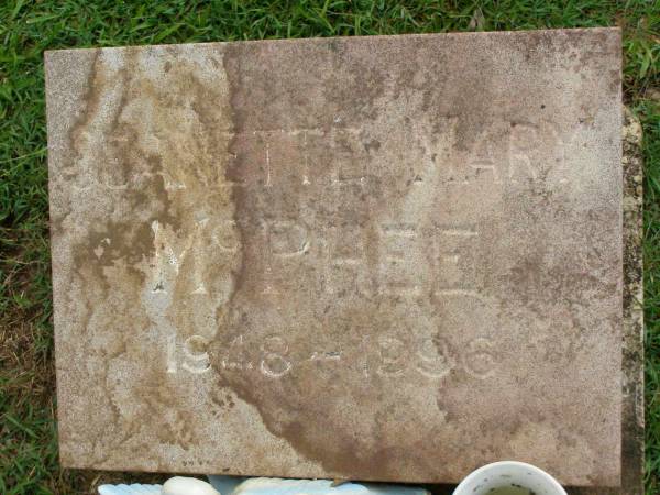 Jeanette Mary MCPHEE,  | 1948 - 1996;  | Pimpama Uniting cemetery, Gold Coast  | 