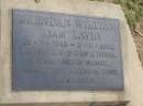
Brendan William (Liam) LAVIN,
29-7-1946 - 3-6-2002,
son of Jack & Teresa,
father of Michael, Annmarie, Lisa, Brendan, Renee,
Liam & Lauren;
Pimpama Uniting cemetery, Gold Coast

