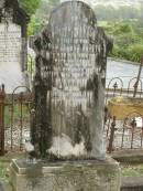 
John Edward PASCOE,
husband,
died 10 July 1929 aged 76 years;
Ann,
wife,
died 23 Sep 1943 aged 82 years;
Pimpama Uniting cemetery, Gold Coast
