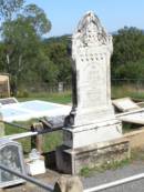 Mary, wife of John MAHON,
born Ballin Valley, Kings County, Ireland,
died 13 Aug 1909 aged 75 years;
John MAHON,
died 2 Jan 1911 aged 75 years;
Lawerence, son,
died 13 July 1960 aged 81 years;
Florence Bridget MALONEY, granddaughter,
died 17 April 1909 aged 17 years;
Pine Mountain Catholic (St Michaels) cemetery, Ipswich