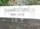 Margaret VIDERONI,
1895 - 1969;
Pine Mountain Catholic (St Michaels) cemetery, Ipswich