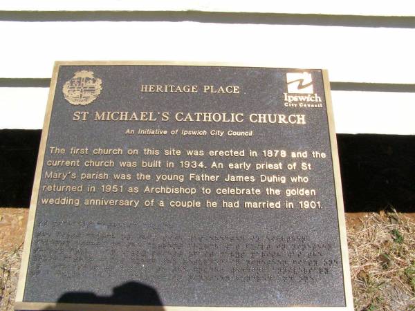 Pine Mountain Catholic (St Michael's) cemetery, Ipswich  | 