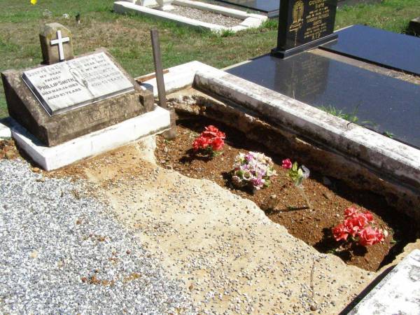 John Patrick SMITH, father,  | died 13 Jan 1966 aged 79 years;  | Nancy SMITH, mother,  | died 20 Jan 1958 aged 74 years;  | Pine Mountain Catholic (St Michael's) cemetery, Ipswich  | 